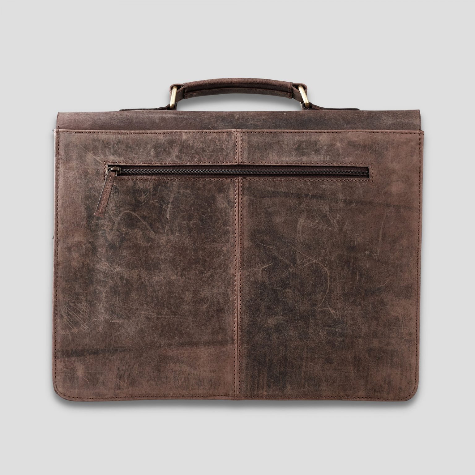 Heritage Briefcase Made From FullGrain Cowhide Niche Leather